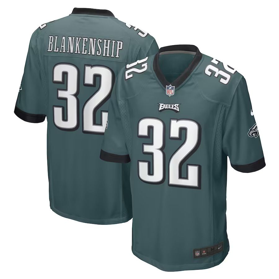 Men Philadelphia Eagles #32 Reed Blankenship Nike Midnight Green Game Player NFL Jersey->philadelphia eagles->NFL Jersey